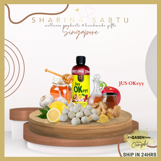 350ml (+30ml FREE) QASEH GOLD JUS OKEYY