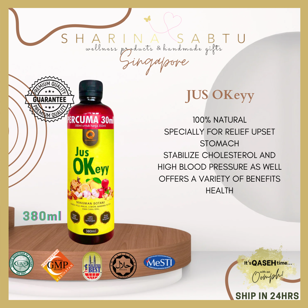 350ml (+30ml FREE) QASEH GOLD JUS OKEYY