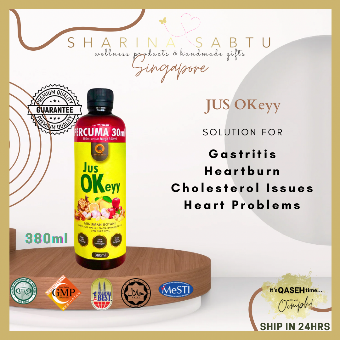 350ml (+30ml FREE) QASEH GOLD JUS OKEYY