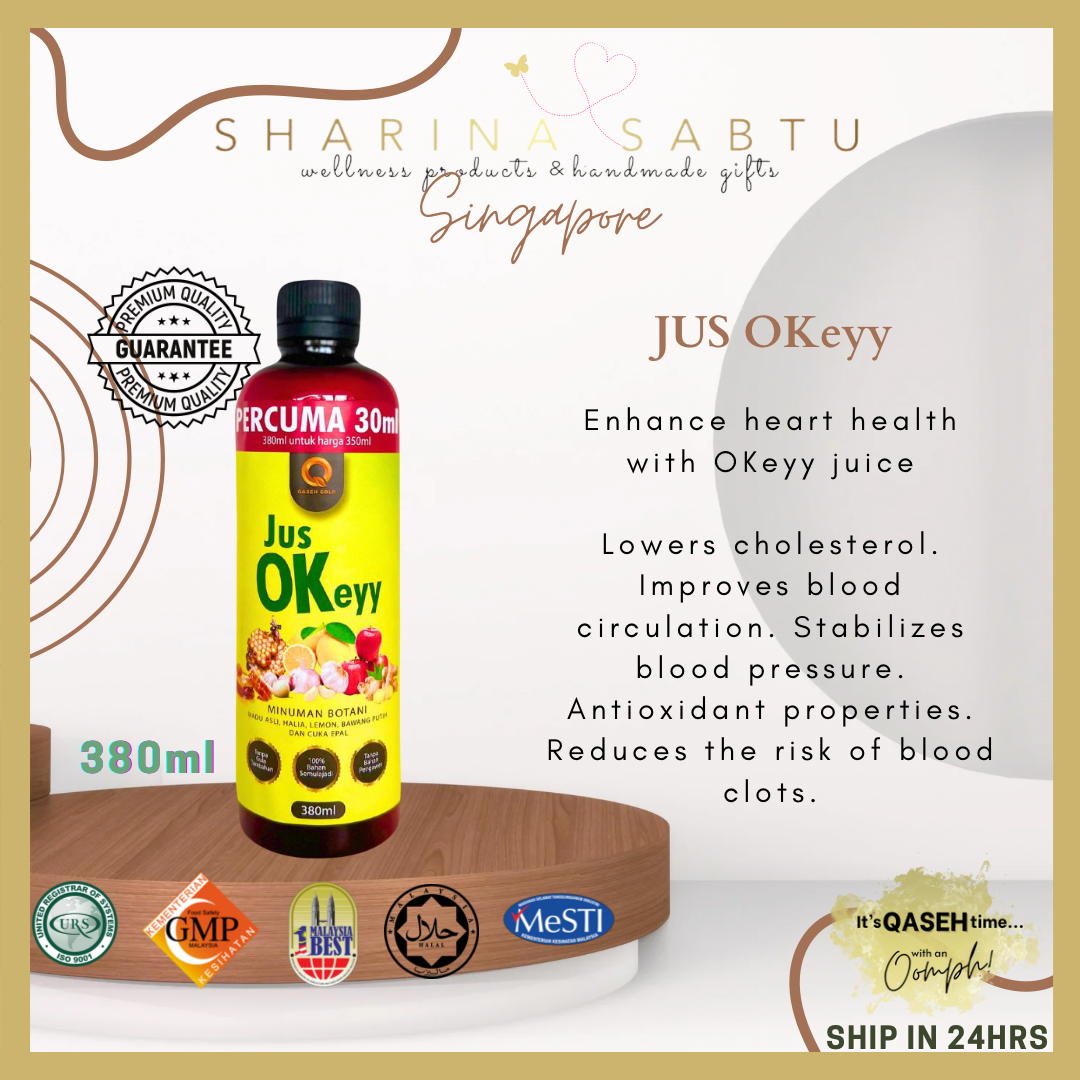 350ml (+30ml FREE) QASEH GOLD JUS OKEYY