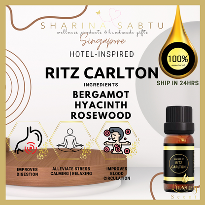 5ml RITZ CARLTON Hotel-Inspired Essential Oils