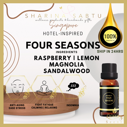 5ml FOUR SEASONS Hotel-Inspired Essential Oils