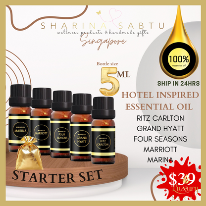 5ml FOUR SEASONS Hotel-Inspired Essential Oils