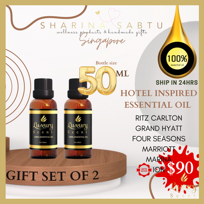 BUNDLE OF 2 X 50ML Hotel-Inspired Essential Oils